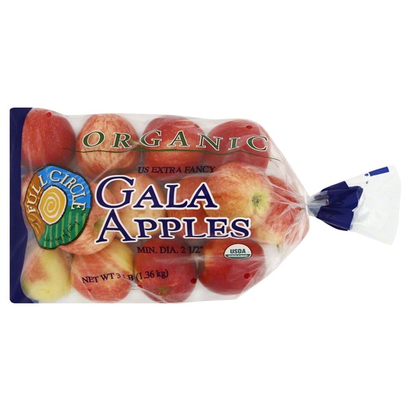 Full Circle Organic Gala Apples, 3 lbs La Comprita